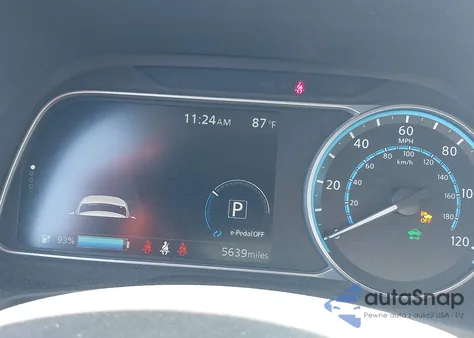 2025 Nissan Leaf Sv Plus z USA, uszkodzony, nr VIN 1N4CZ1CV8SP566057